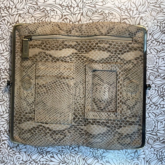 HOBO Lauren Clutch-Wallet Snake print leather - Picture 7 of 13
